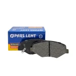 لنت ترمز جلو سمند LX، EF7 و دنا بی صدا برند پارس آبی کد PL25169BP - فرمول فرمول OE (جعبه آبی)
